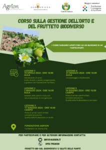 Progetto BIO-SAL – Corso sulla gestione dell’orto e del frutteto biodiverso @ Centro sperimentale frutticolo - Agrion